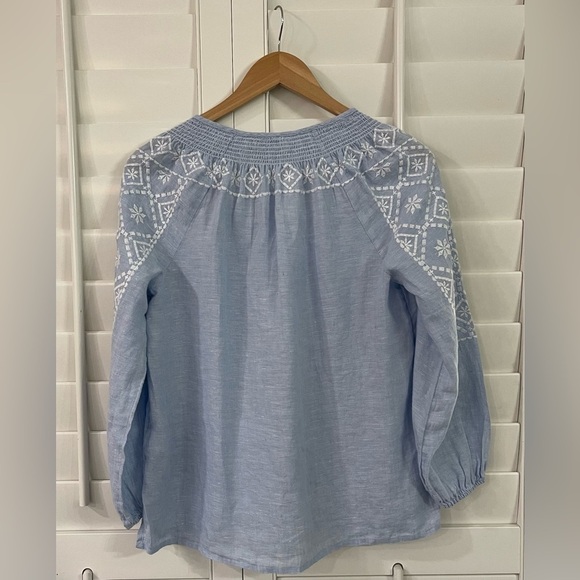 Joie Linen Blouse - Picture 6 of 10